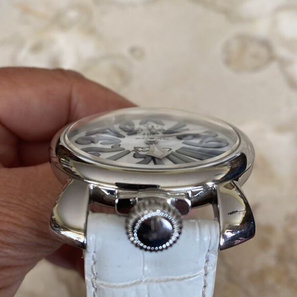 GaGà Milano Manuale 48mm Stainless Steel White - Picture 7 of 13